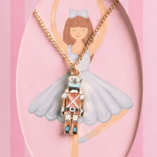 Mud Pie Girls Holiday Nutcracker Necklace-Girls Necklace-Simply Blessed Children's Boutique