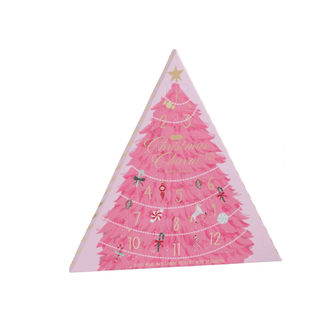 Mud Pie Pink Christmas Tree Necklace and Charms Advent Calendar Set-Girls Necklace-Simply Blessed Children's Boutique
