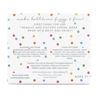 Mud Pie Easter Bath Bomb Set – Bunny and Carrot-Home/Gift-Simply Blessed Children's Boutique