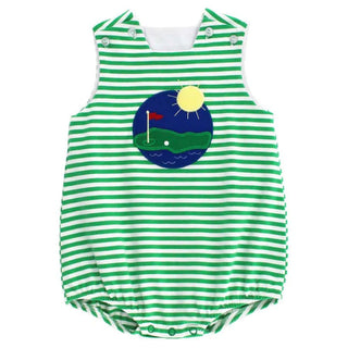 Par For The Course Knit Infant Bubble - Bailey Boys-Infants-Simply Blessed Children's Boutique