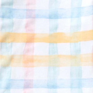 Pastel Multi Buffalo Check Organic Cotton Pajamas - Infant & Toddler-Girls Sleepwear-Simply Blessed Children's Boutique
