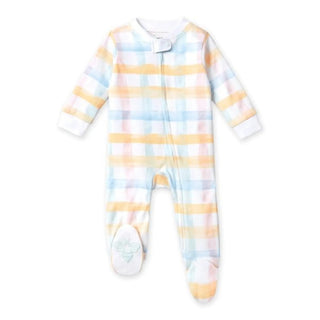 Pastel Multi Buffalo Check Organic Cotton Pajamas - Infant & Toddler-Girls Sleepwear-Simply Blessed Children's Boutique