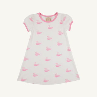 Penny's Play Dress – Merrimack Quack Quacks (Palm Beach Pink)/Hamptons Hot Pink | The Beaufort Bonnet Company-Girls Dresses-Simply Blessed Children's Boutique