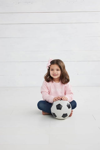 Pink Sister Sweatshirt-Girls Sweatshirt/Pullover-Simply Blessed Children's Boutique