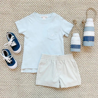 Prepletic™ Sheffield Shorts - Saratoga Stone-Boys Shorts-Simply Blessed Children's Boutique