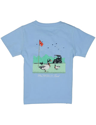 Properly Tied Boys Short Sleeve Fowl Play Tee-Boys Graphic Tees-Simply Blessed Children's Boutique