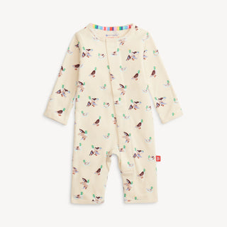 Quack Me Up Organic Cotton Coverall – Magnetic Me-Infants-Simply Blessed Children's Boutique