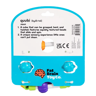 Fat Brain Toys Quubi — Flexible Sensory Teething Cube for Infants-Toys-Simply Blessed Children's Boutique