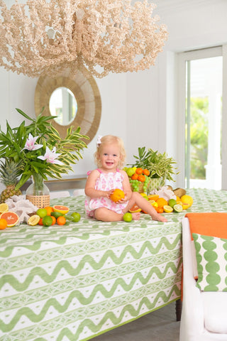 Rosey Romper – Bridgetown Harbour Hand Block/Winter Park Pink | The Beaufort Bonnet Company-Infants-Simply Blessed Children's Boutique