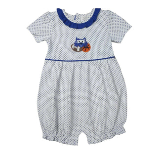 Royal Blue Wildcat Baby Girls Bubble-Infants-Simply Blessed Children's Boutique