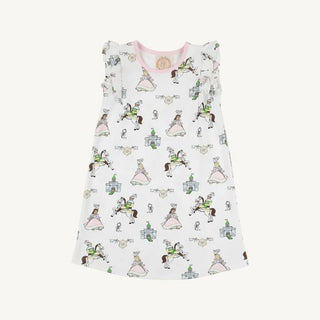 Ruehling Ruffle Dress – Darling Duchess with Palm Beach Pink by The Beaufort Bonnet Company-Misc.-Simply Blessed Children's Boutique