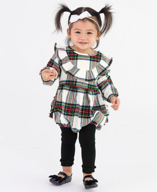 Black Footless Ruffle Tights-Girls Leggings/Bottoms-Simply Blessed Children's Boutique