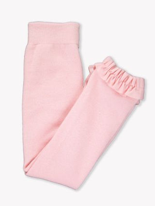 Ballet Pink Footless Ruffle Tights-Infants-Simply Blessed Children's Boutique