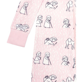 Ruth & Naomi Convertible Sleeper - Holy Pals-Girls Sleepwear-Simply Blessed Children's Boutique