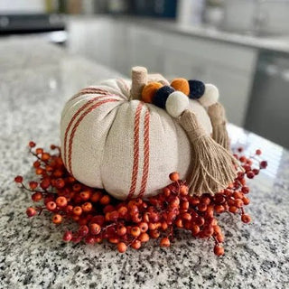 SMALL GRAINSACK PUMPKIN-Home/Gift-Simply Blessed Children's Boutique