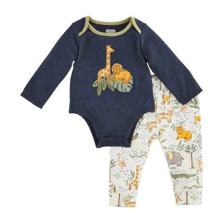 Safari Applique Crawler Set-Infants-Simply Blessed Children's Boutique