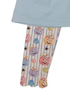 Sage and Lilly Pastel Halloween Tunic and Legging Set-Girls Outfit Sets-Simply Blessed Children's Boutique