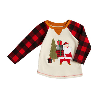 Santa Alpine Tee-Boys Long Sleeve Shirts-Simply Blessed Children's Boutique