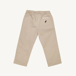 Sheffield Pants (Twill) - Keeneland Khaki/Navy Stork by The Beaufort Bonnet Company-Misc.-Simply Blessed Children's Boutique