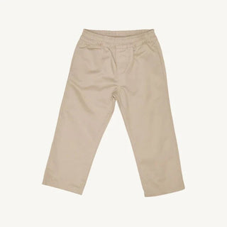Sheffield Pants (Twill) - Keeneland Khaki/Navy Stork by The Beaufort Bonnet Company-Misc.-Simply Blessed Children's Boutique