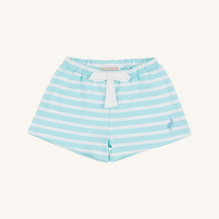 Shipley Shorts – Edisto Egg Blue Stripe/Worth Ave White | The Beaufort Bonnet Company-Girls Shorts-Simply Blessed Children's Boutique