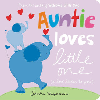 Auntie Loves Little One Board Book-Books-Simply Blessed Children's Boutique