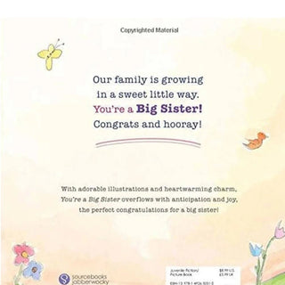 You're a Big Sister Board Book-Books-Simply Blessed Children's Boutique