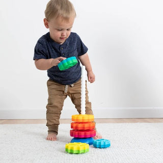 SpinAgain by Fat Brain Toys – Stacking & Spinning Sensory STEM Toy for Toddlers-Toys-Simply Blessed Children's Boutique