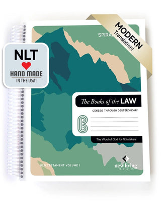 Spiral Bible NLT - Spiral Bound Bible for Notetaking-Books-Simply Blessed Children's Boutique