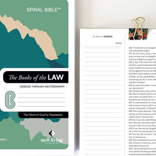 Spiral Bible NLT - Spiral Bound Bible for Notetaking-Books-Simply Blessed Children's Boutique