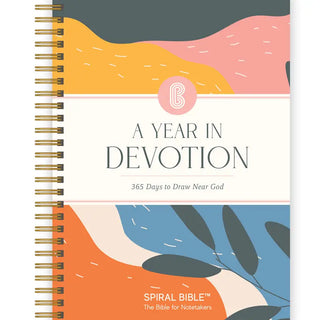Spiral Bible A Year in Devotion: 365 Days To Draw Near God-Books-Simply Blessed Children's Boutique