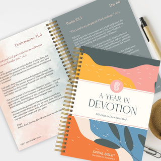 Spiral Bible A Year in Devotion: 365 Days To Draw Near God-Books-Simply Blessed Children's Boutique