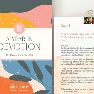Spiral Bible A Year in Devotion: 365 Days To Draw Near God-Books-Simply Blessed Children's Boutique