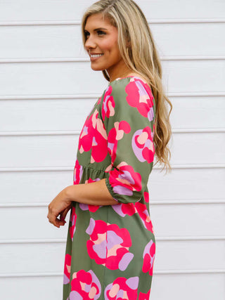Spot On Olive Taylor Dress-Misc.-Simply Blessed Children's Boutique