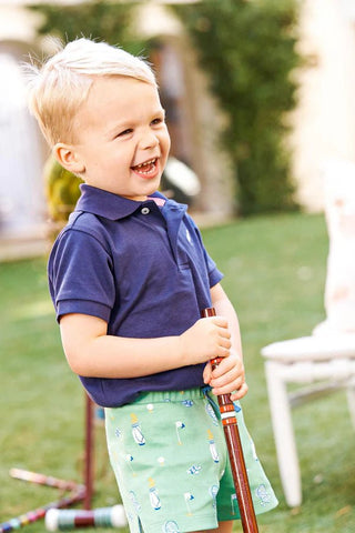 Sullivan Shorts – Clubhouse Couture (Wood Boat Blue) | The Beaufort Bonnet Company - Simply Blessed Children's Boutique
