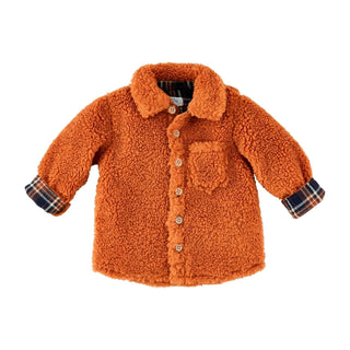 Tan Sherpa Shacket-Misc.-Simply Blessed Children's Boutique