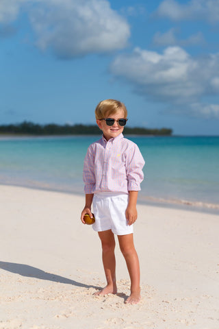The Beaufort Bonnet Company Boys Dean’s List Dress Shirt – Woodstock Park Plaid-Boys Long Sleeve Shirts-Simply Blessed Children's Boutique