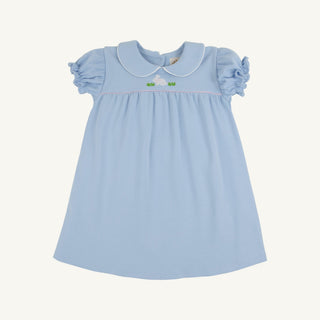The Beaufort Bonnet Company Holly Day Dress - Beale Street Blue Bunny Easter Dress-Girls Dresses-Simply Blessed Children's Boutique