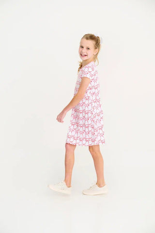 The Beaufort Bonnet Company Polly Play Dress - Birdies Bows (Pier Party Pink)-Girls Dresses-Simply Blessed Children's Boutique