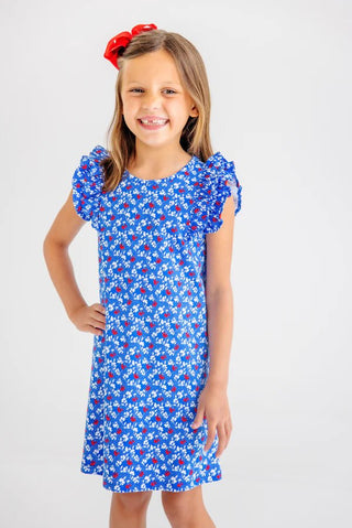 The Beaufort Bonnet Company Ruehling Ruffle Dress - Potomac Petals-Girls Dresses-Simply Blessed Children's Boutique