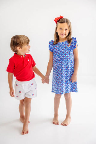 The Beaufort Bonnet Company Ruehling Ruffle Dress - Potomac Petals-Girls Dresses-Simply Blessed Children's Boutique
