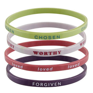 Threads of Faith Silicone Bracelet Sets from Faithworks-Women's Bracelet-Simply Blessed Children's Boutique