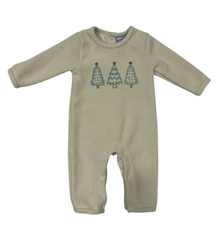 Three Sisters O’ Christmas Tree Ribbed Knit Boys Romper-Misc.-Simply Blessed Children's Boutique
