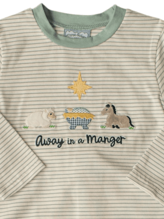 Three Sisters Boys Away in a Manger Christmas Pant Set - Simply Blessed Children's Boutique