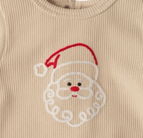 Three Sisters Baby Boy Believe Christmas Romper - Simply Blessed Children's Boutique