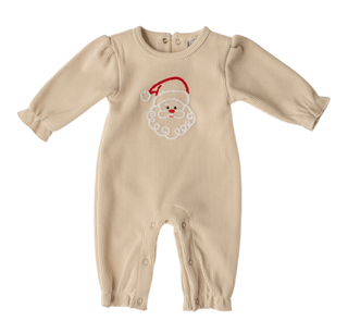 Three Sisters Baby Girls Believe Christmas Romper - Simply Blessed Children's Boutique