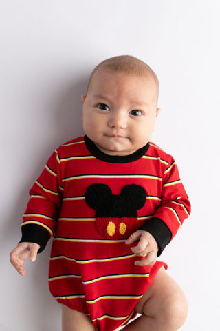 Three Sisters Baby Boy Magical Mouse Bubble Romper-Infants-Simply Blessed Children's Boutique