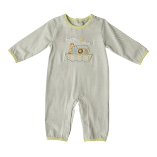 Three Sisters Baby Boy Noah's Ark Romper-Infants-Simply Blessed Children's Boutique