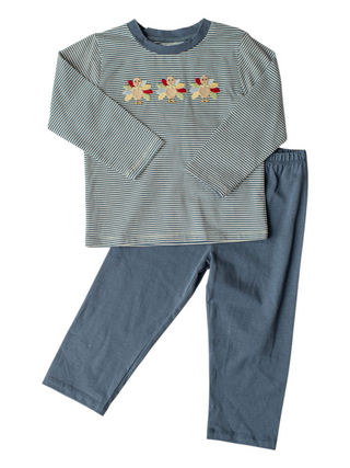 Three Sisters Boys Turkey Lurkey Long Sleeve Top and Pant Set-Boys Outfit Sets-Simply Blessed Children's Boutique