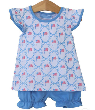 Trotter Street Kids Let Freedom Ring Bloomer Set-Girls Outfit Sets-Simply Blessed Children's Boutique